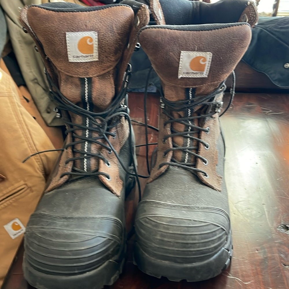 Carhartt winter rubber boots lined heavy duty
